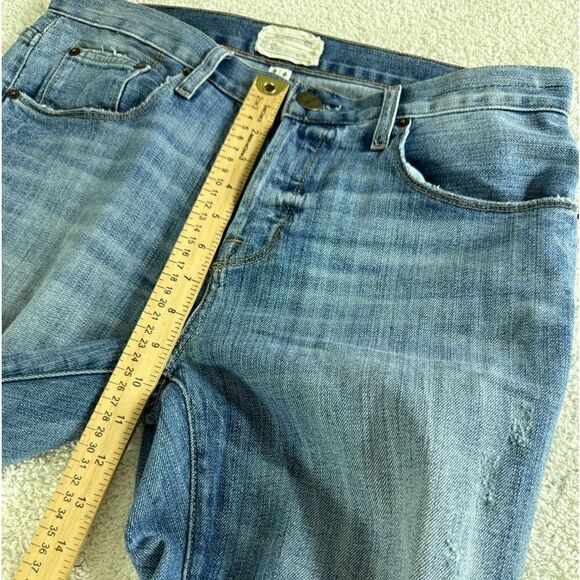 Current Elliott Jeans Womens Sz 28 The Cross over First Loved Destroyed uneven - Picture 8 of 15